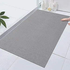 5832 Inches Extra Large Shower Mat, Anti Slip Bathtub Mat for Tub & Shower,Quick-Dry PVC Shower Stall Mat for Bathroom