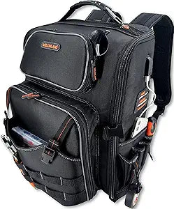 WELKINLAND Full-Open Tool backpack, Tool backpack for men,Tools backpacks for electricians,Tools Back Pack Bag