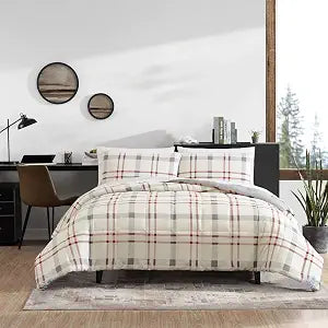 Eddie Bauer - King Duvet Cover Set with Shams
