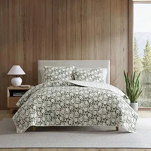 Eddie Bauer - Queen Size Quilt Set with Shams, Lightweight Bedding