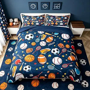 Erosebridal Tennis Balls Boys Duvet Cover Set Bedding Set Twin Size