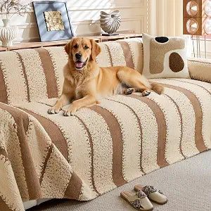 Non Slip Couch Covers for 2 Cushion Couch Sofa, Pet Friendly Sofa Covers Washable, Heavy Duty Scratch Resistant Furniture Cover for Dogs Fits Love Seat, 71" x 102"