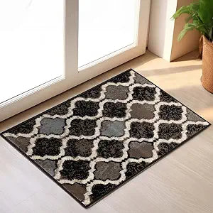 SUPERIOR Modern Indoor Area Rug, Non Slip Rug, 2'x3', Chocolate Z