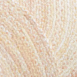 SAFAVIEH Braided Round Rug 3', Beige BRD452B