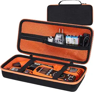 khanka Hard Case for Klein Tools ET310 Circuit Breaker Finder & Digital Multimeter, Protective Travel Storage Organizer Bag for Klein Electrical Test Kit (Case Only)
