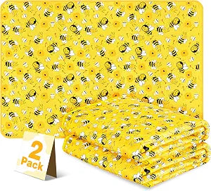2'Pcs Washable Pee Pads, Reusable Puppy Pet Training Pads, Waterproof Dog Crate, Whelping Pad, Non-Slip Protects Against Urine Leakage . YELLOWBEE Extra Large