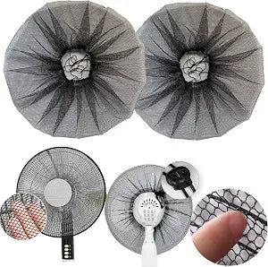 20 Inch Fan Cover, 2 PACK 20" Pedestal Fan Dust Cover for Kids Children Finger Protection,Fan Mesh Cover for 20 in Stand Up Round Fan for Home Office Shop Playground,Washable,Reusable
