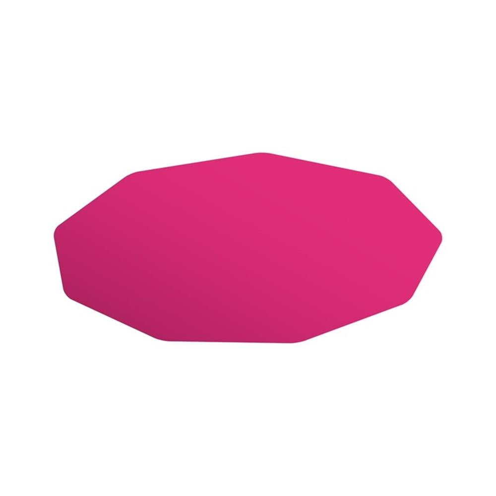 9Mat® Polycarbonate 9-Sided Pink Gaming Chair Mat for Hard Floors - 38" x 39"