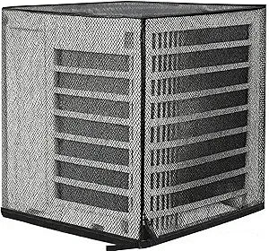 Outdoor Air Conditioner Cover, Mesh AC Unit Cover Protects, Mesh Top Air Conditioner Covers for All Seasons (31.5" x 31.5" x 35.4")