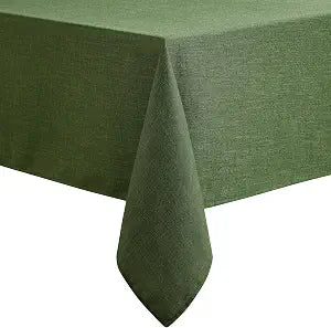 Laura Ashley Esme Decorative Tablecloth, 60" x 120", Olive