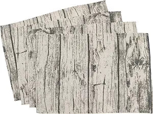 SARO LIFESTYLE Printed Wood Placemat, 14" x 20", Natural