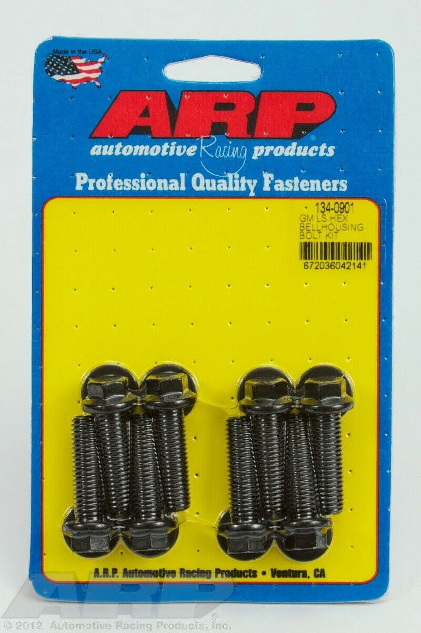 ARP 134-0901 Black GM LS hex bellhousing bolt kit