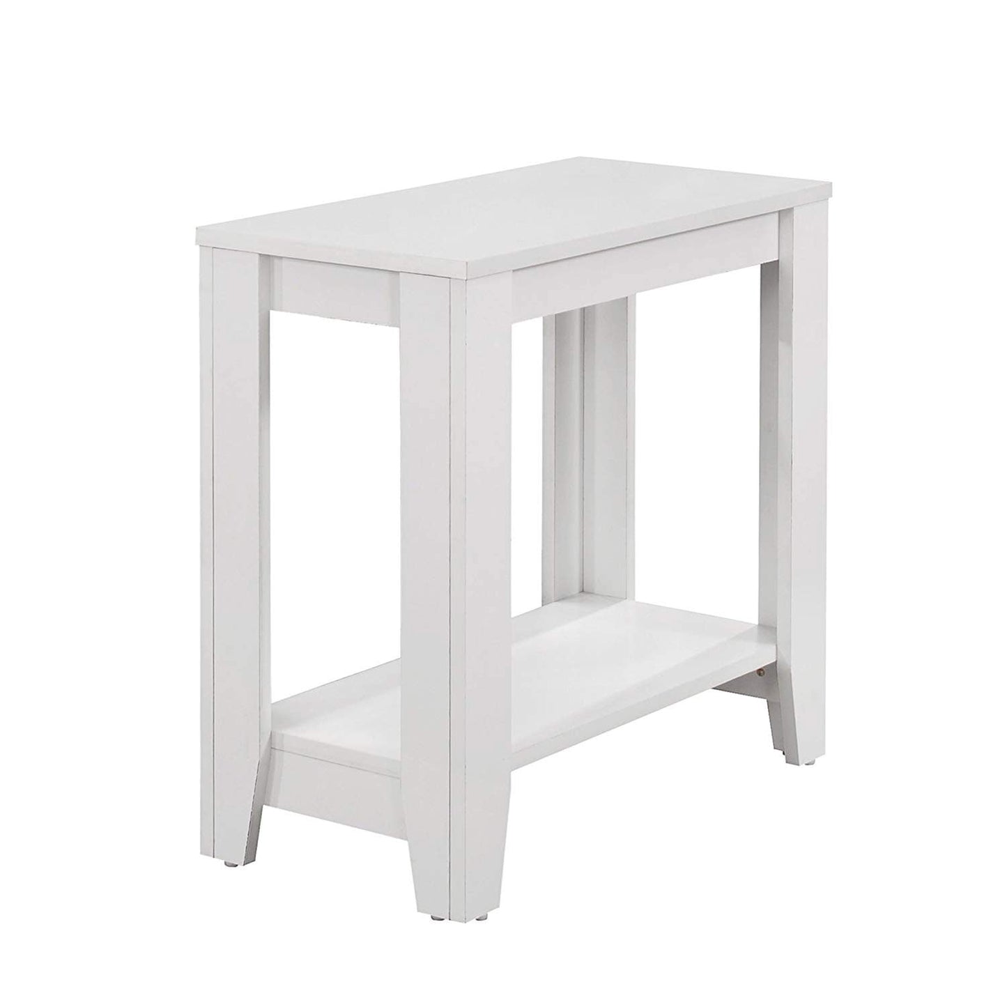 Accent Table Side End Nightstand Lamp Living Room Bedroom Laminate White