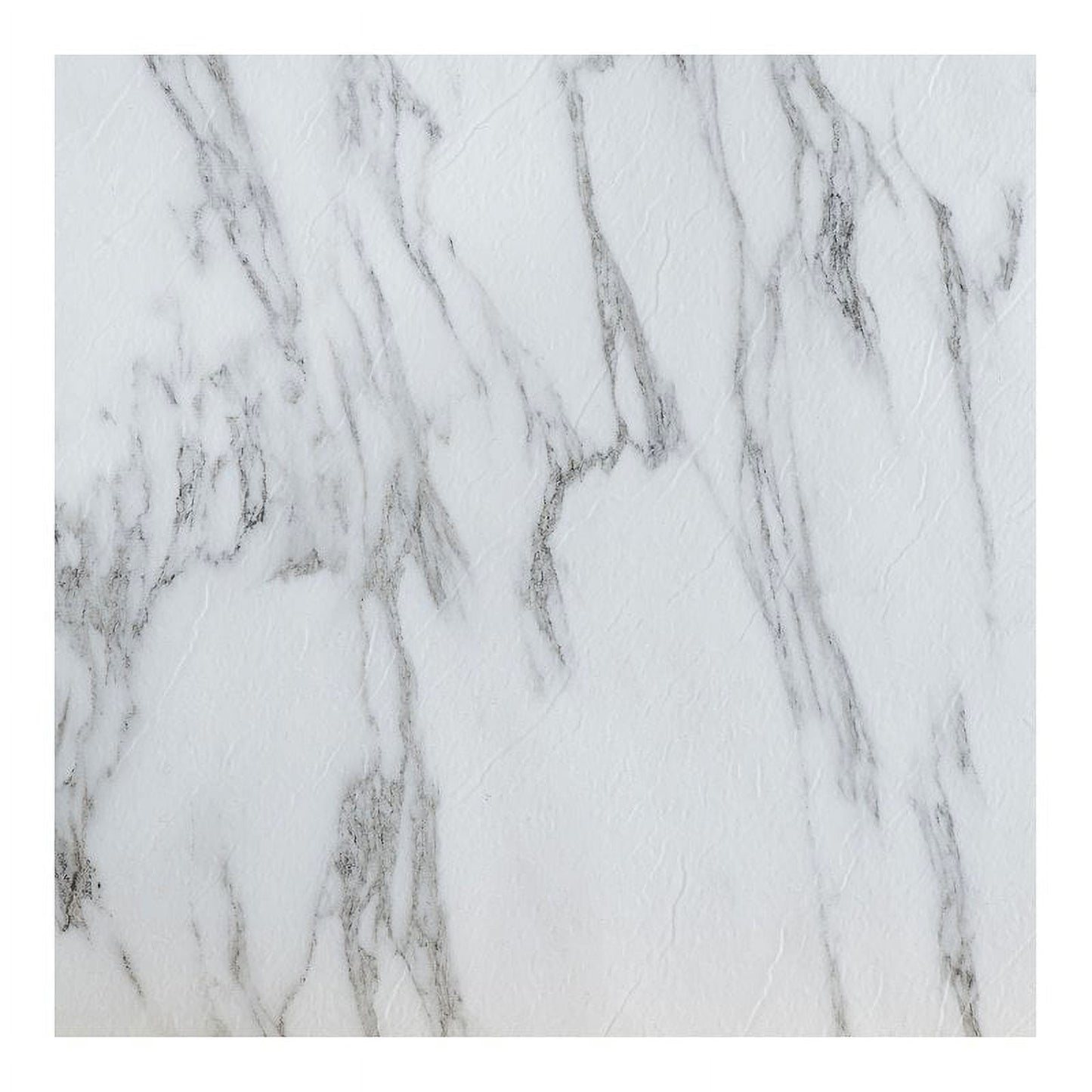 Achim Nexus Self Adhesive Vinyl Floor Tile - 20 Tiles/20 Sq. ft., 12 x 12, Bianco Marble