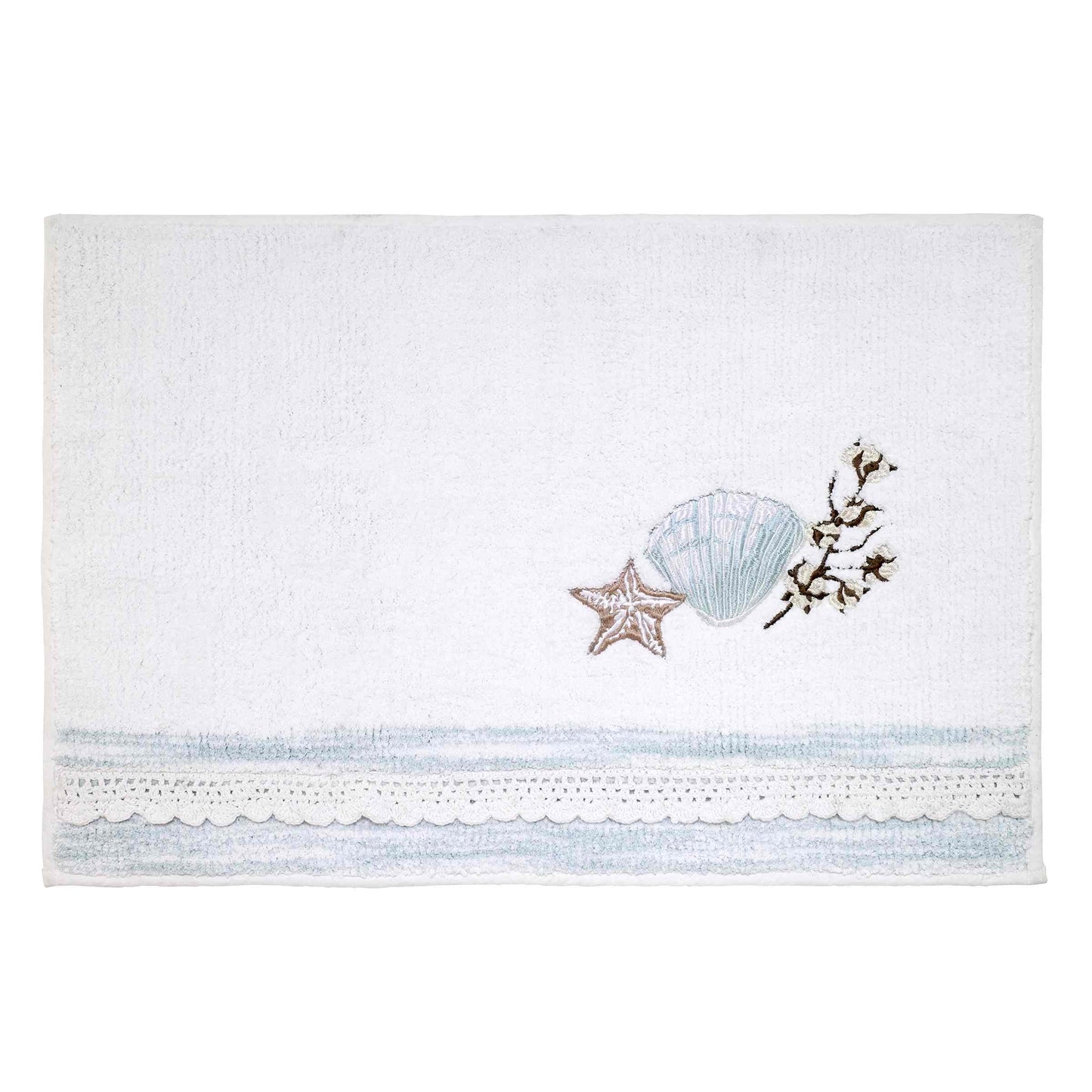Avanti Linens Farmhouse Shell Bath Rug 20" x 30"