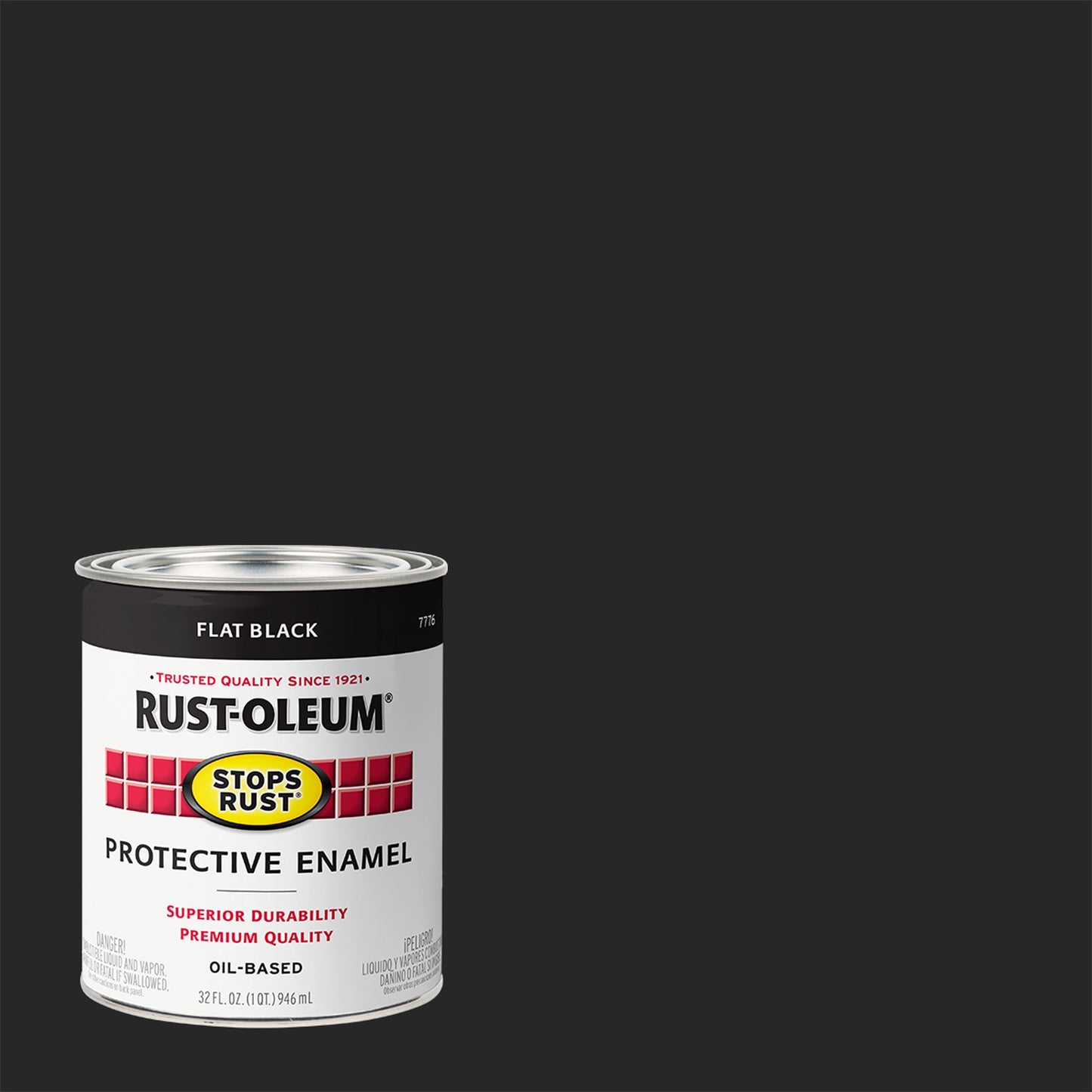 2 Pack, Black(100 Voc), Rust-Oleum Stops Rust Flat Protective Enamel- 353586, Quart