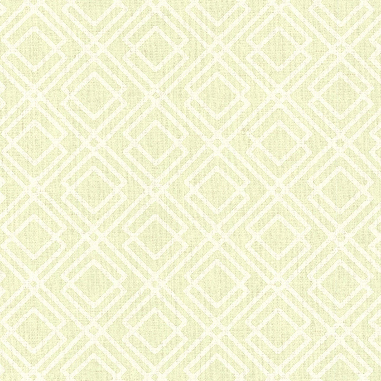 Brewster Lattice Green Milly Wallpaper