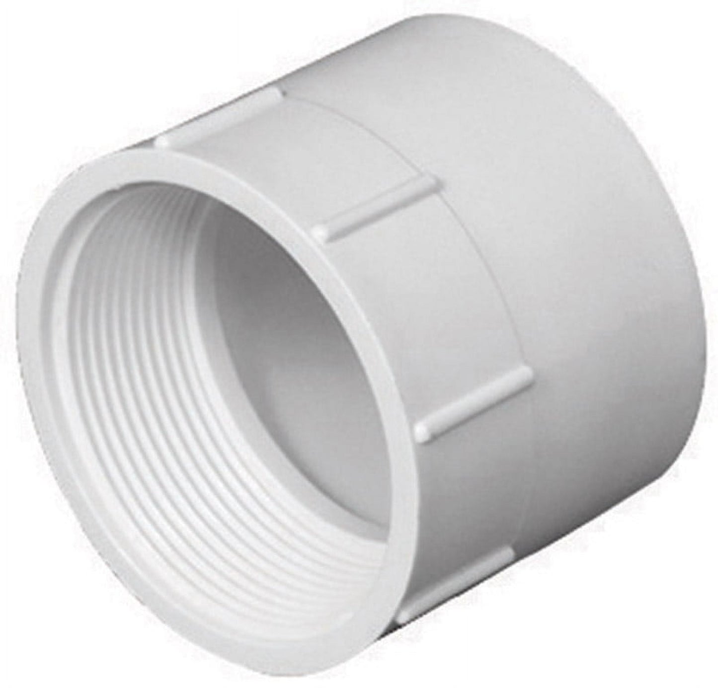 Charlotte Pipe Schedule 40 6 in. Hub x 6 in. Dia. FPT PVC Adapter
