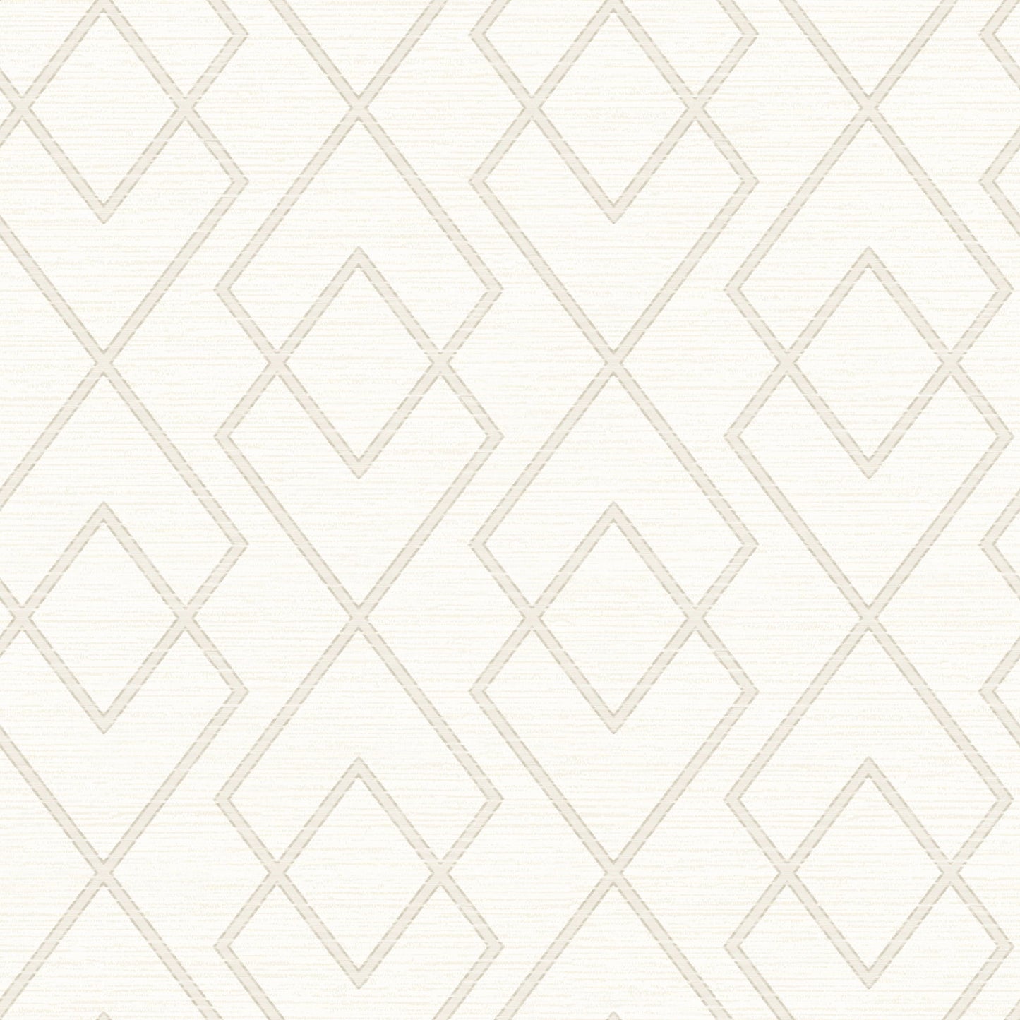 Chesapeake Blaze White Trellis Wallpaper