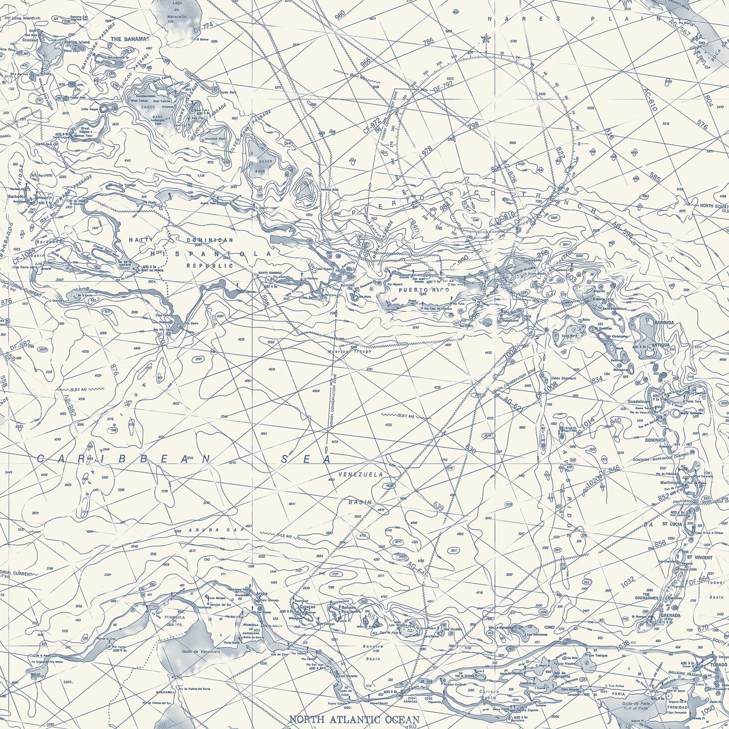 Chesapeake Charts Navy Nautical Chart Wallpaper