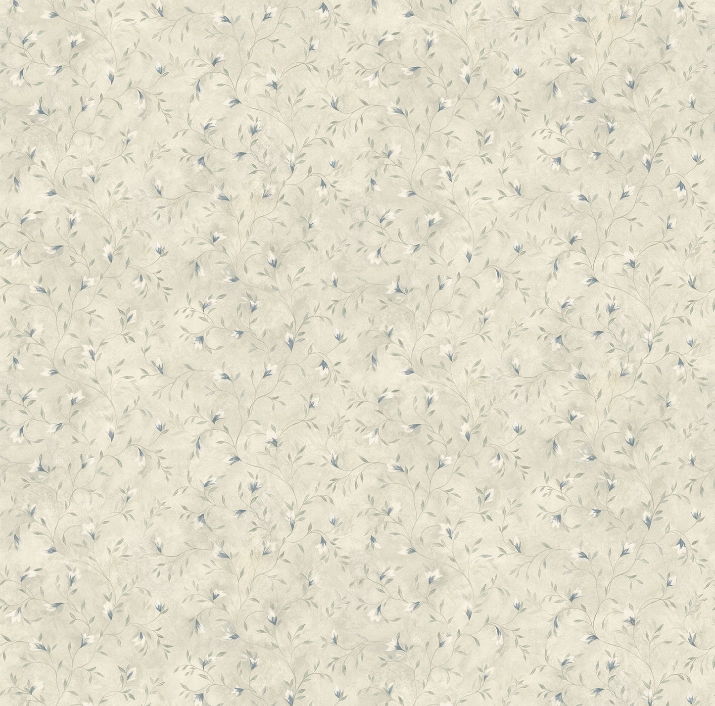 Chesapeake Eleanor Beige Folk Botanical Trail Wallpaper