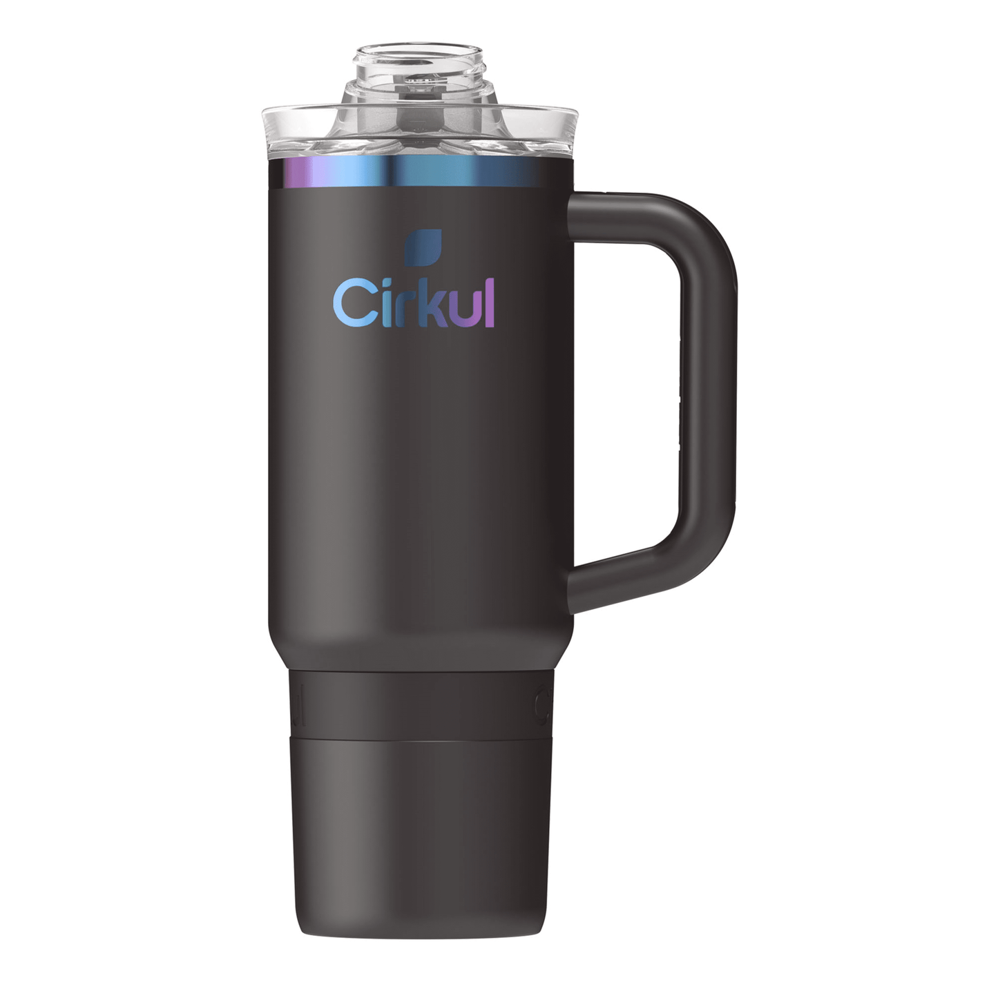 Cirkul Vaso Térmico de Acero Inoxidable de Doble Pared con Asa de 30oz StrawSip, Brillo Azul (Brillo Verde Azulado Claro)