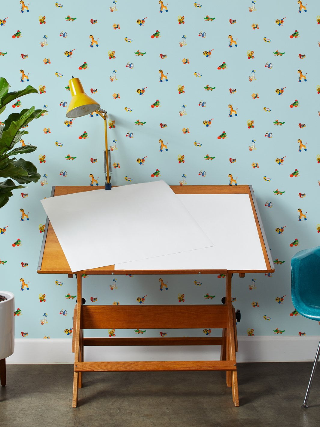 Classic Toys Removable Vinyl Wallpaper By Fisher-Price - Sky