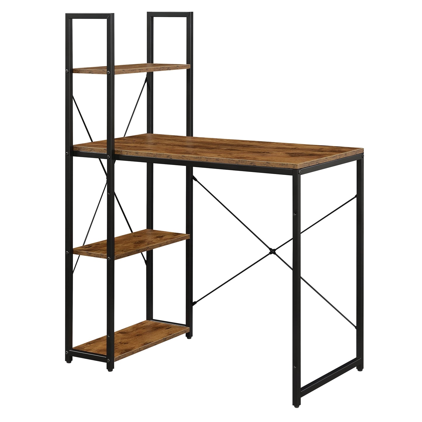 Convenience Concepts Designs2Go Office Workstation Desk with Shelves