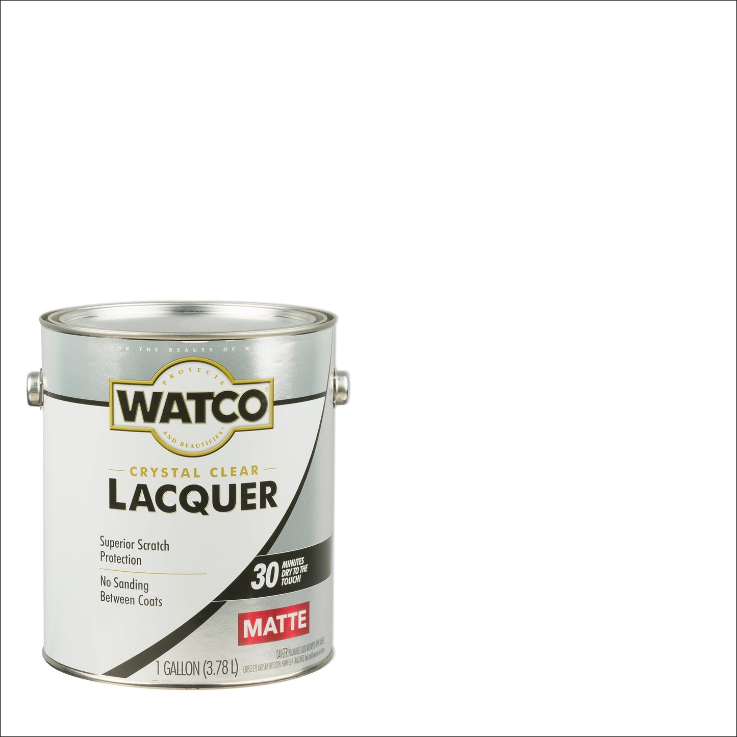 Crystal Clear, Watco Matte Lacquer- Gallon, 1 Pack
