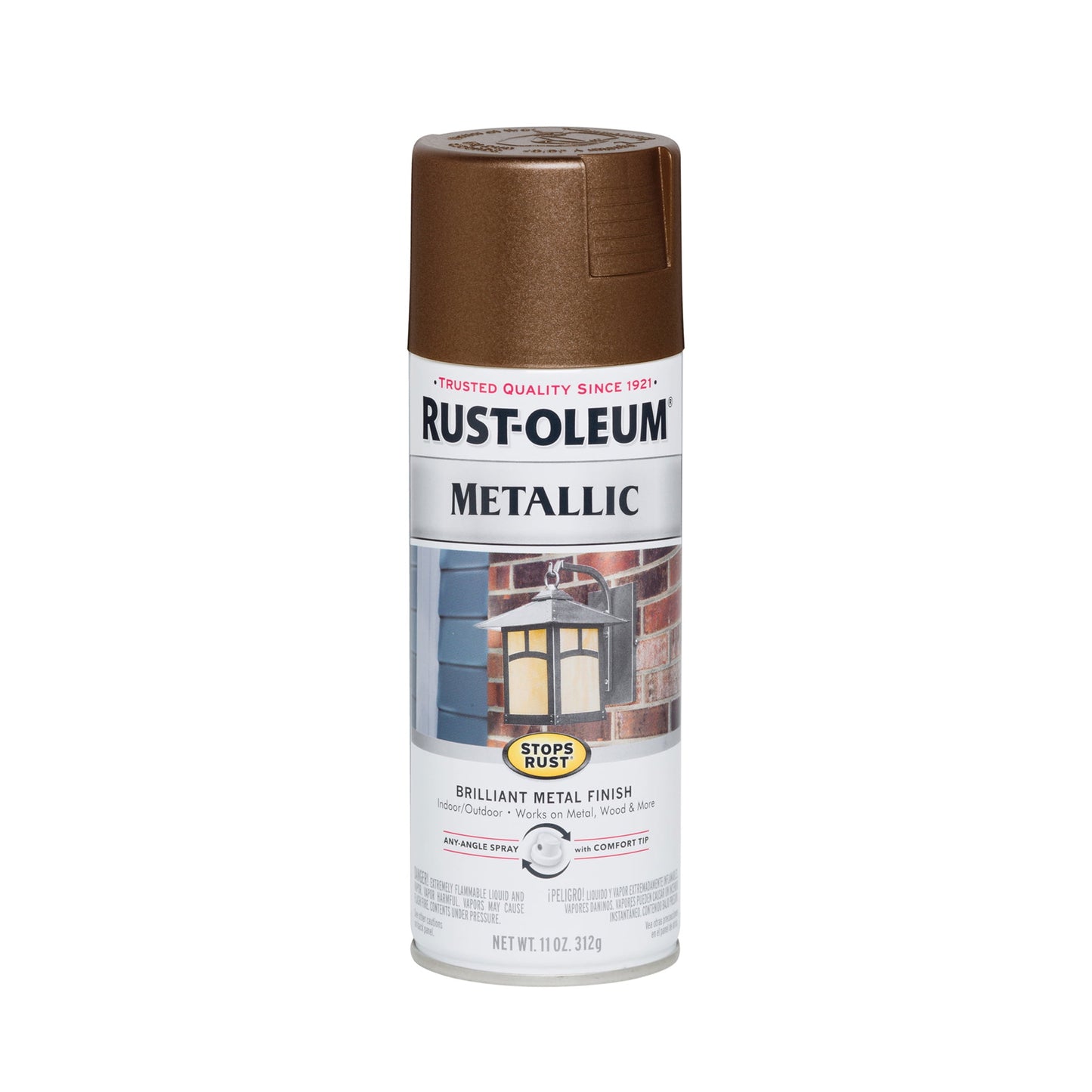 Dark Copper, Rust-Oleum Stops Rust Metallic Protective Enamel Spray Paint-286525, 11 oz, 6 Pack