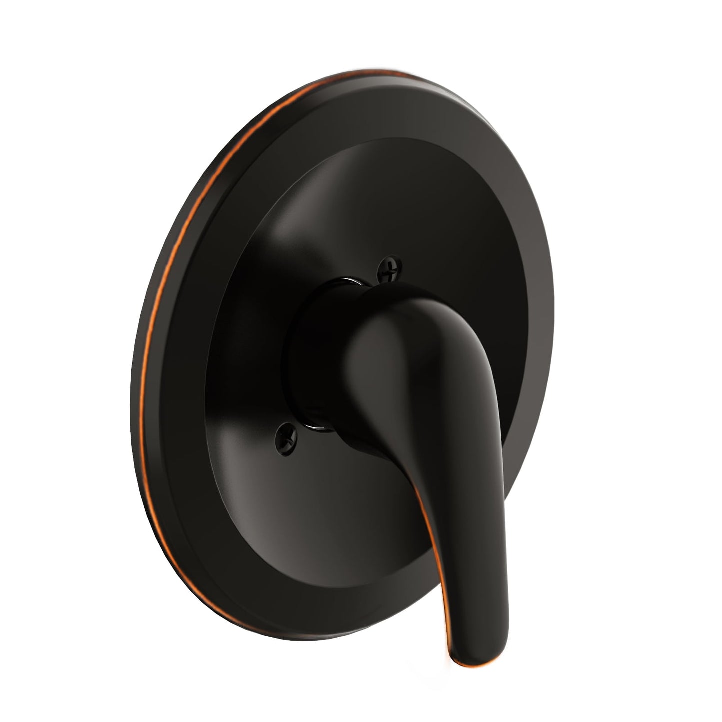 Design House Middleton II Transitional Escutcheon and Single Handle for Bathtub or Shower, Oil Rubbed Bronze