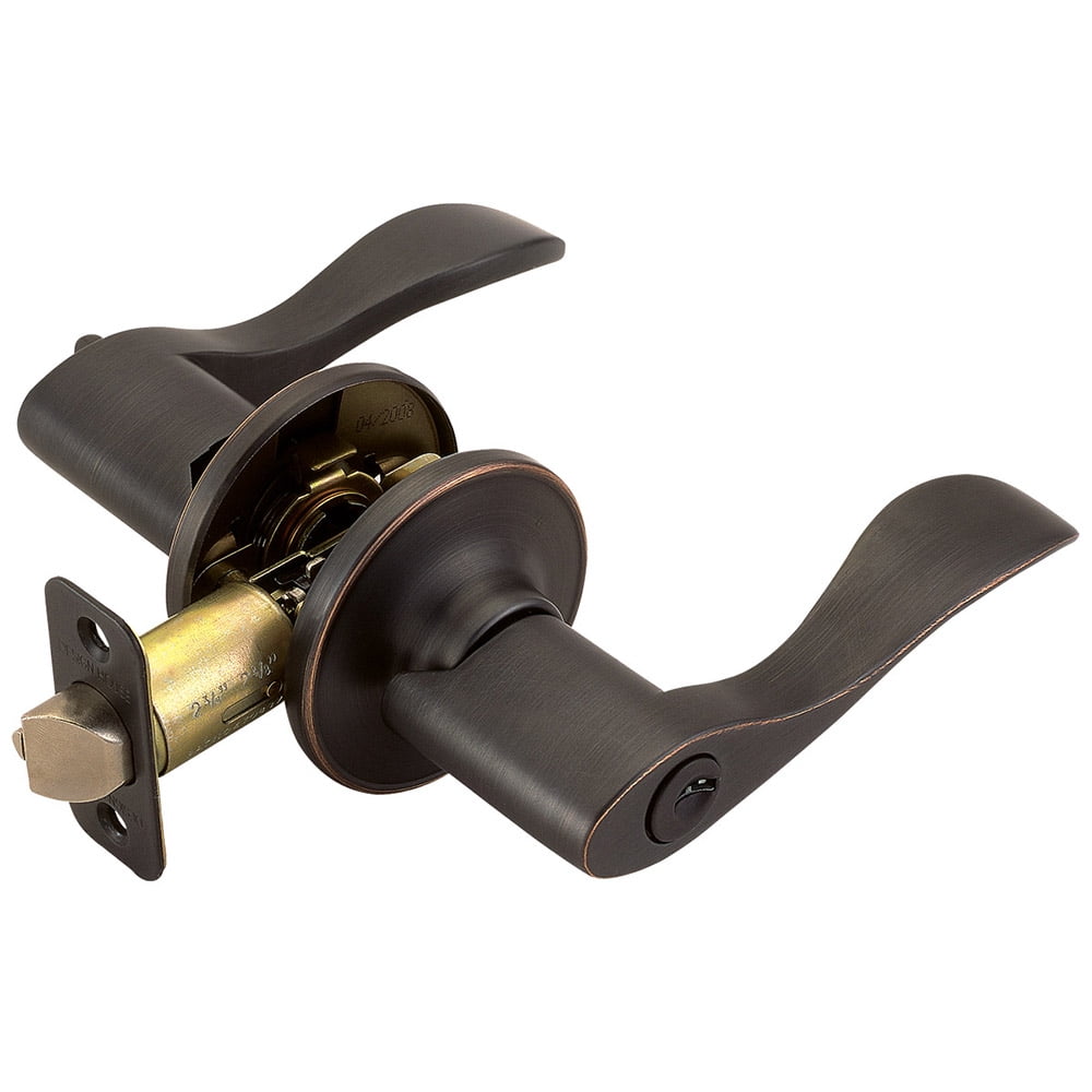 Design House Springdale Universal Interior/Exterior Keyed Entry Door Handle, Oil Rubbed Bronze
