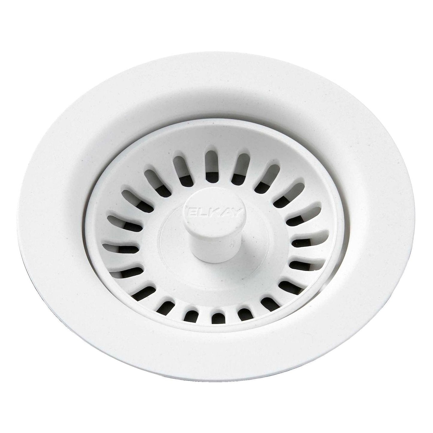 Elkay LKQS35RT Polymer Drain Fitting, Removable Strainer and Rubber Stopper Ricotta