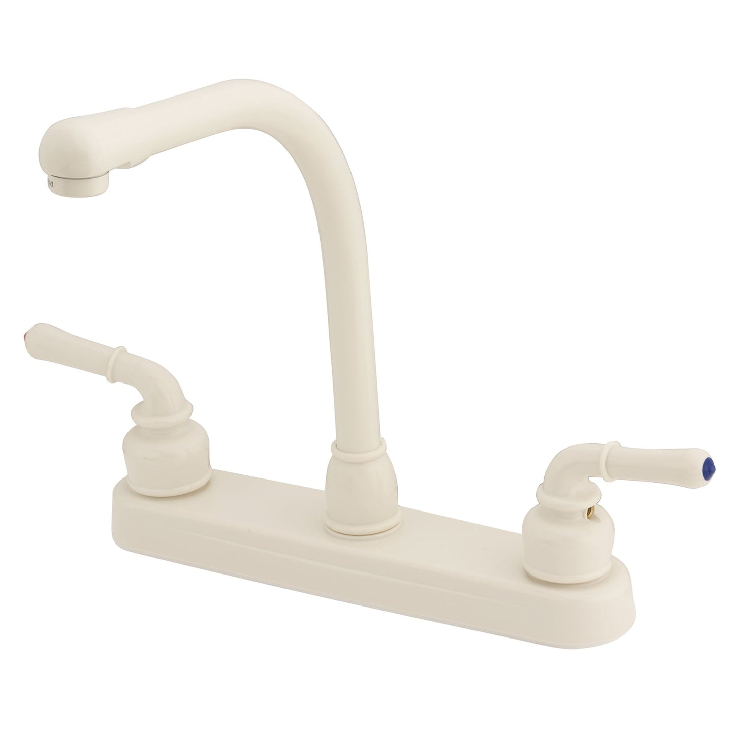 Empire Brass U-YBB800RSB Biscuit 8" Hi-Rise Kitchen Faucet with Tea Pot Handles