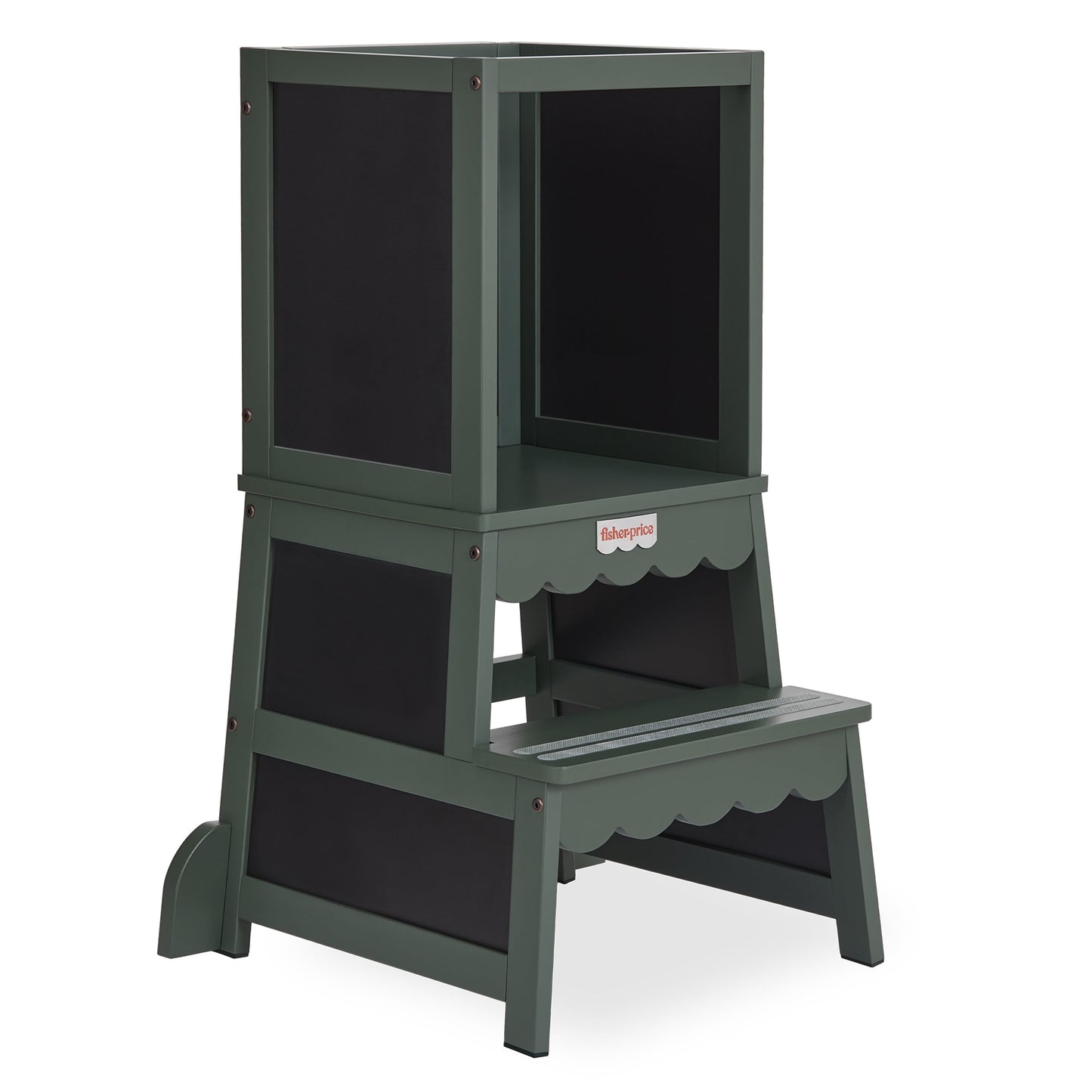 Taburete de Precio Pescador por Dream On Me Wonderstep, Verde Bosque