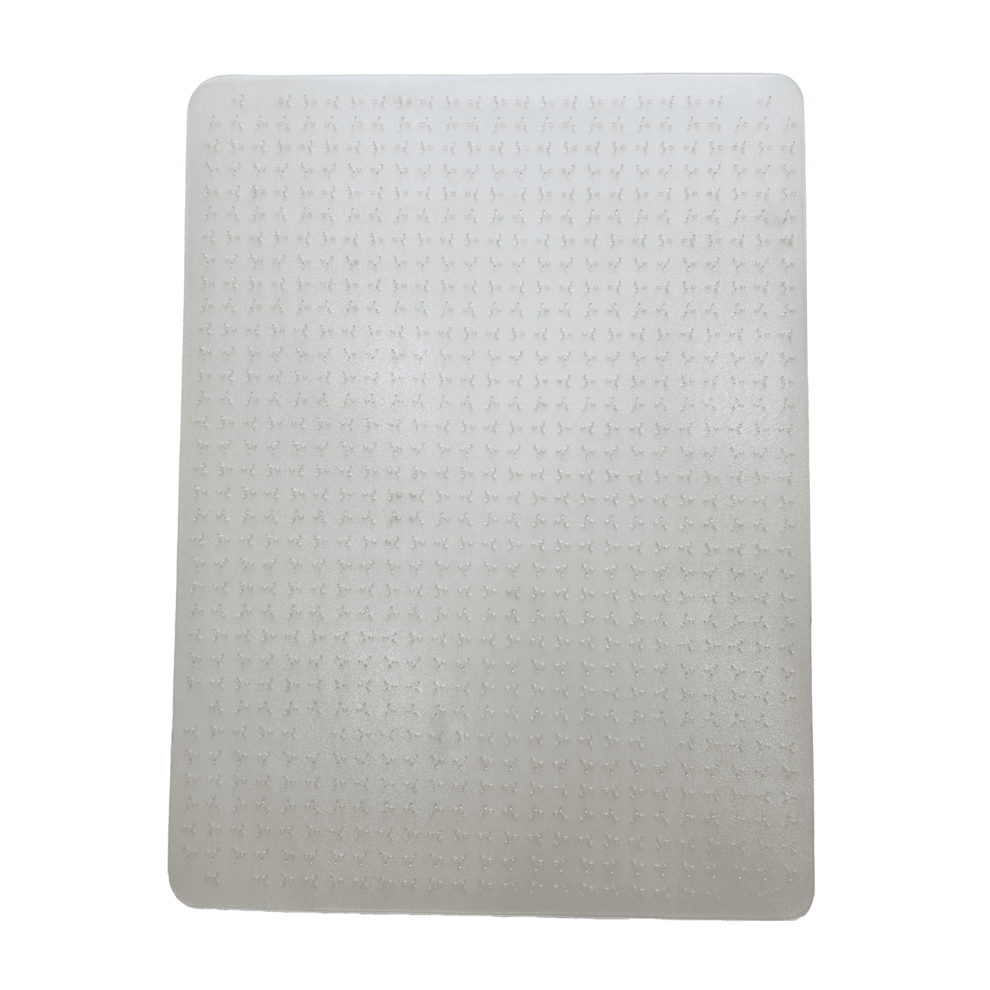Floortex® Cleartex® TrYlok® Vinyl Rectangular Chair Mat for Low Pile Carpets up to 1/4" - 29" x 47"
