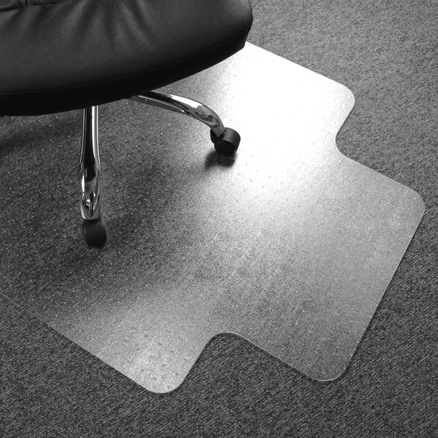 Floortex® Vinyl Lipped Chair Mat Carpets up to 1/4" 36" x 48"