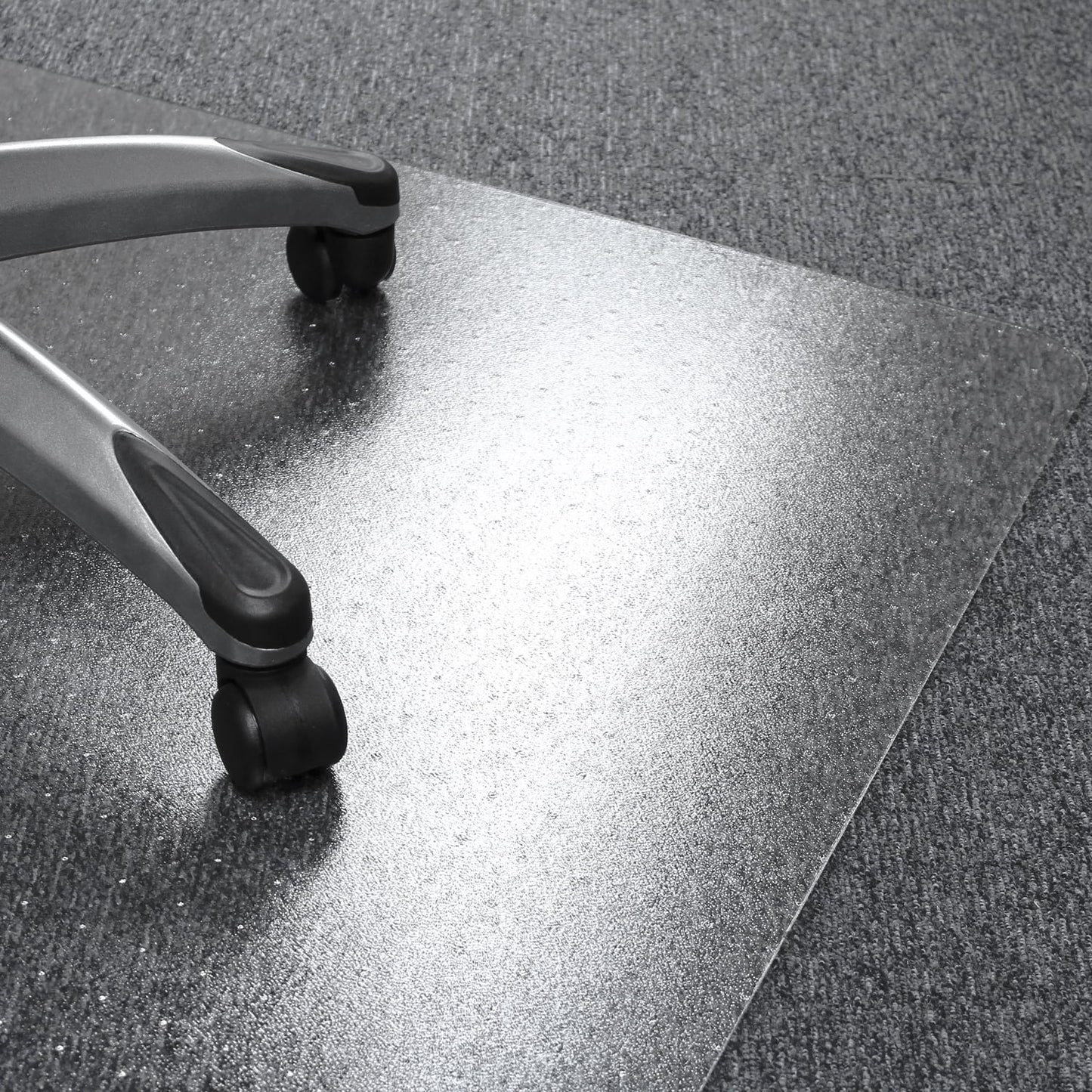 Floortex® Vinyl Rectangle Chair Mat Carpets up to 1/4" 48" x 60"