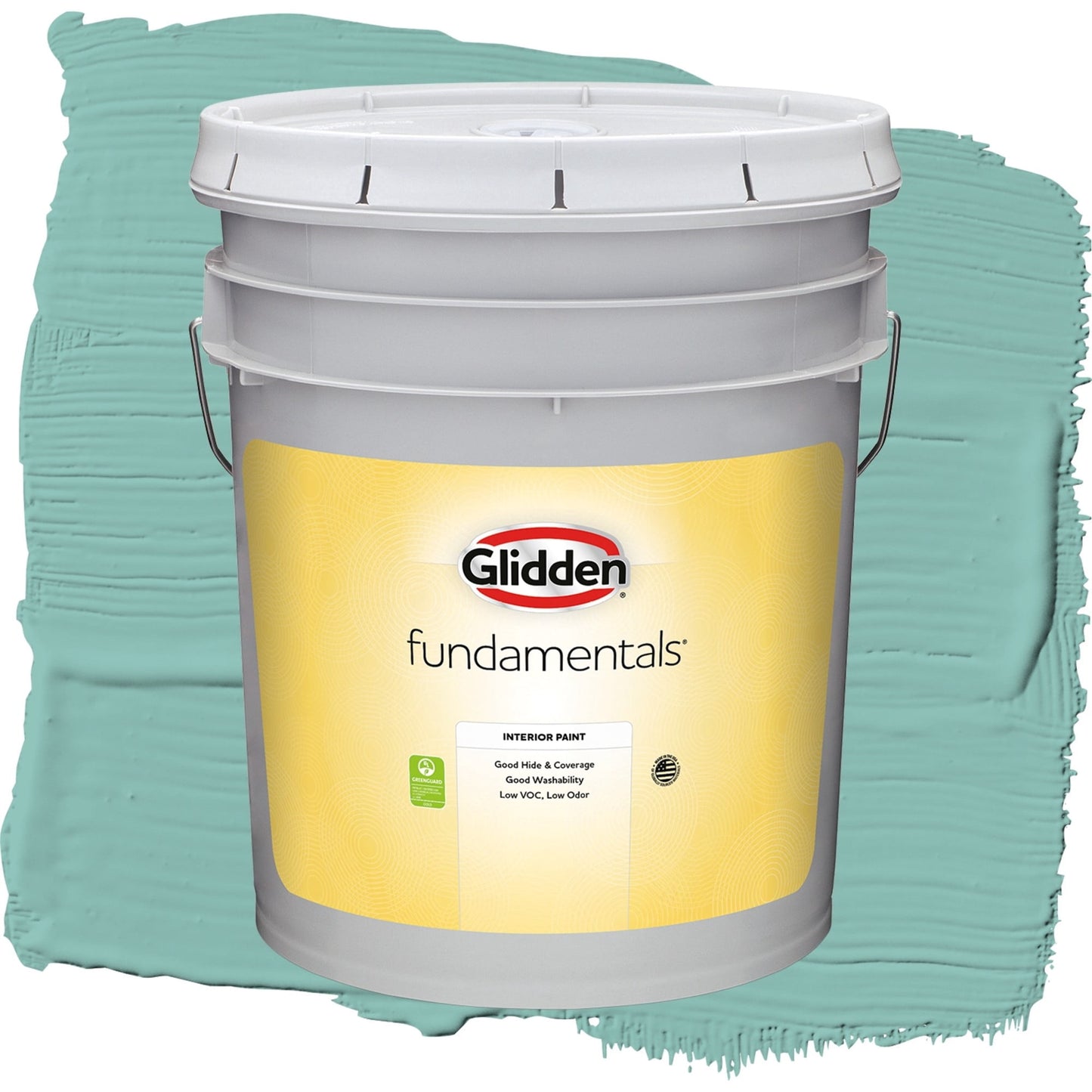 Fundamentals Caribbean Green Interior Paint Eggshell , 5 Gallon