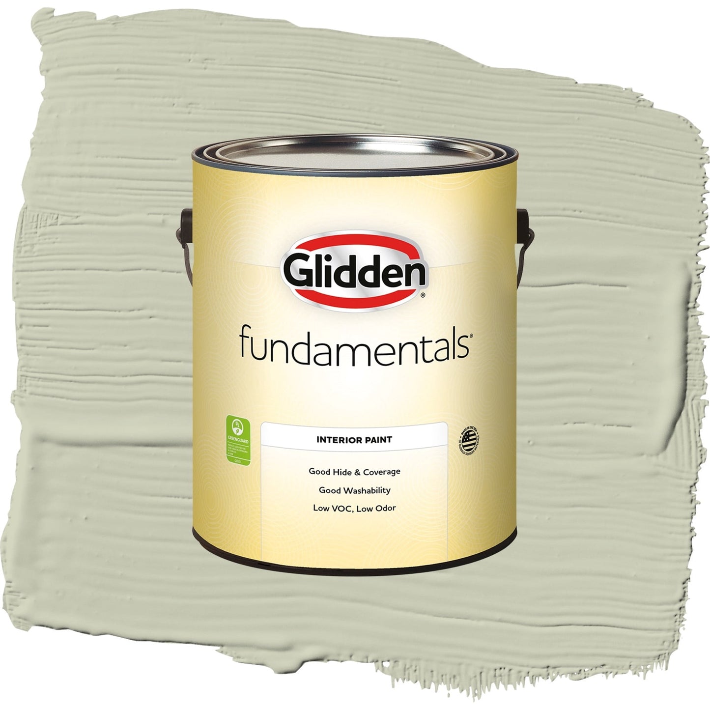 Fundamentals Whispering Pine Interior Paint Semi Gloss , 1 Gallon