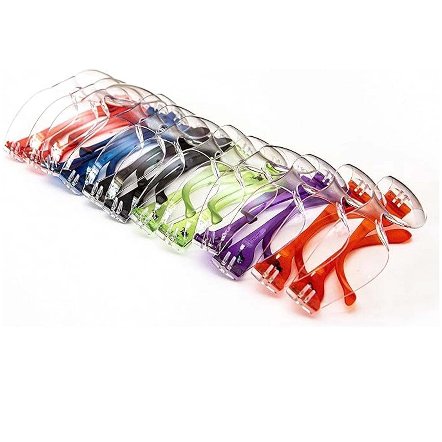 G & F Products Safety Goggles Impact Resistant Polycarbonate Anti-Scratch Clear Lens 6 Pack