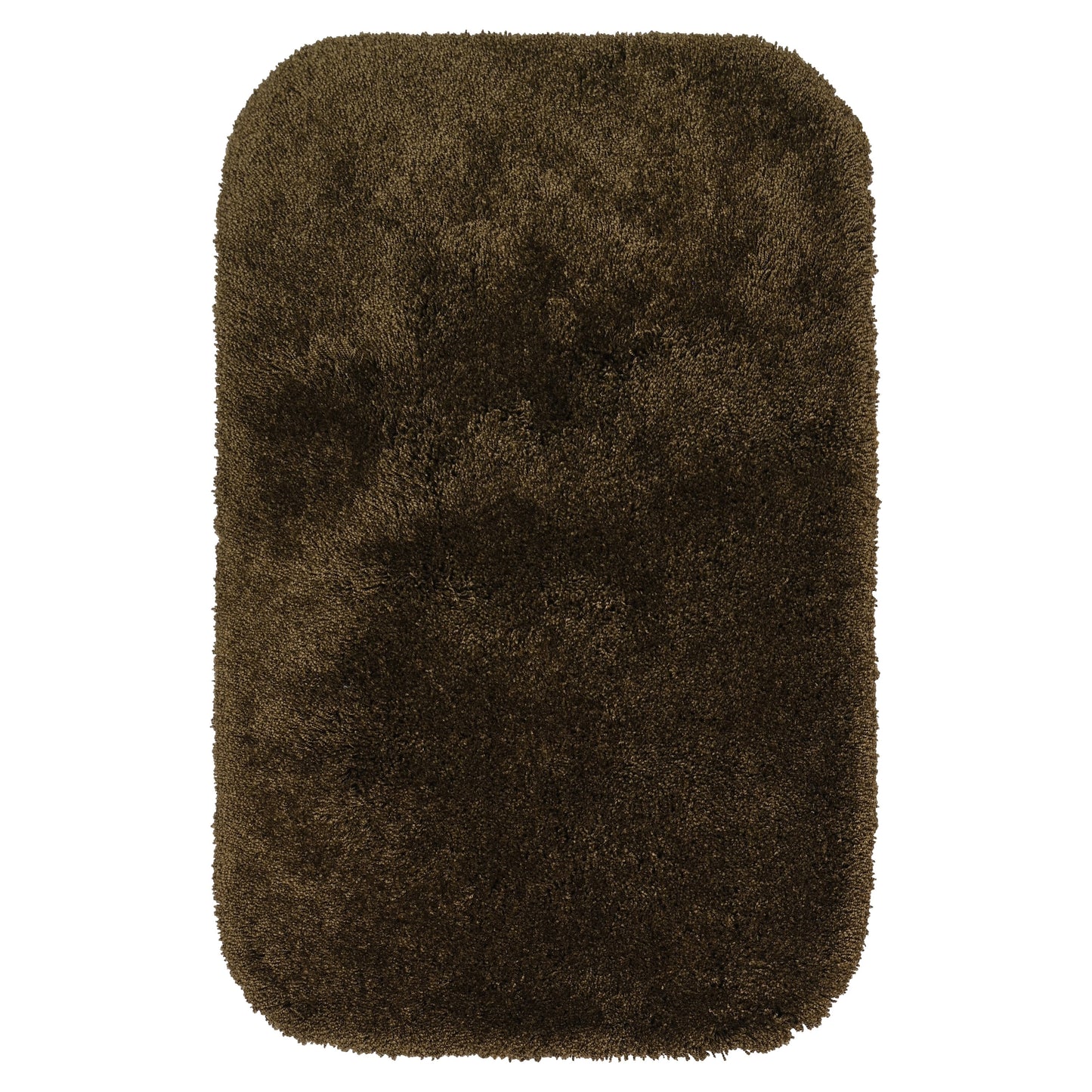 Garland Rug Finest Luxury Washable Nylon Chocolate Bath Rug, 24" x 40"