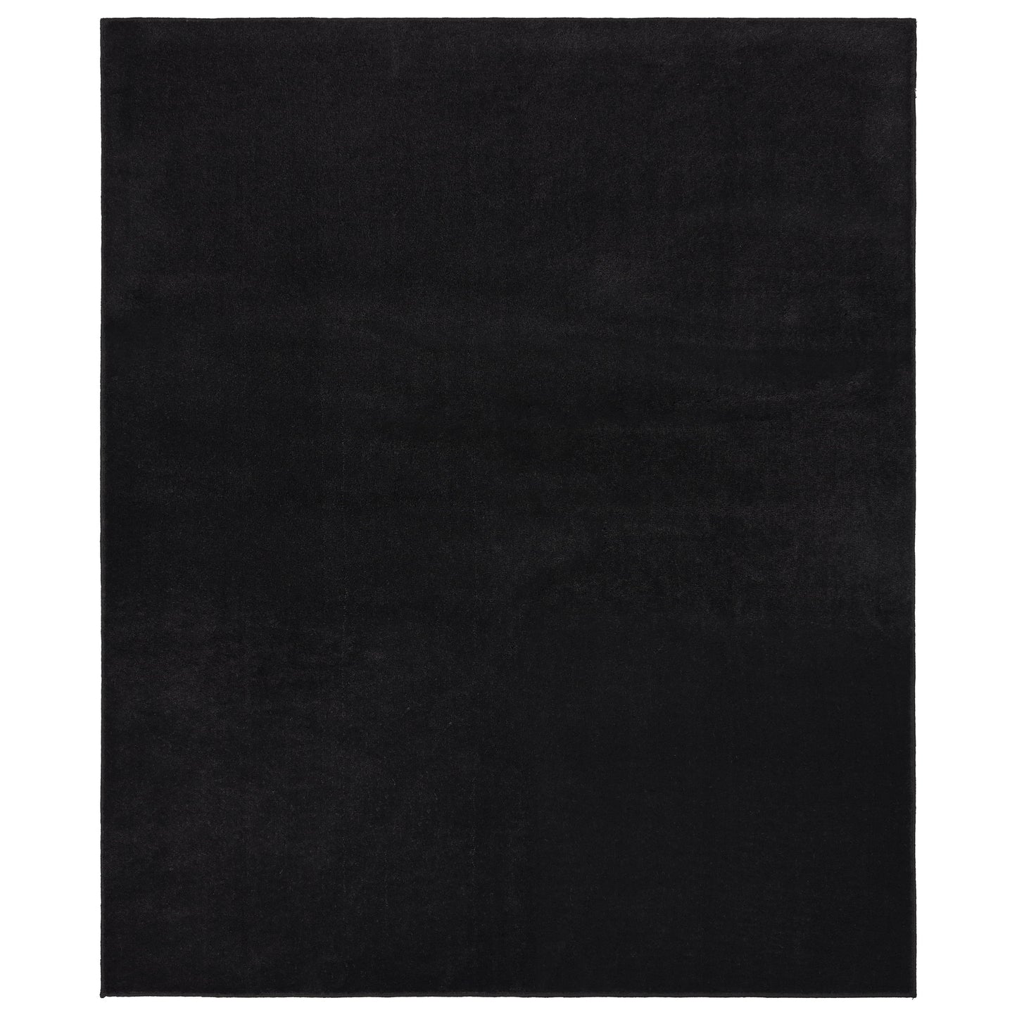 Garland Rug Gramercy Washable Polypropylene Black Bathroom Carpet, 6' x 9'