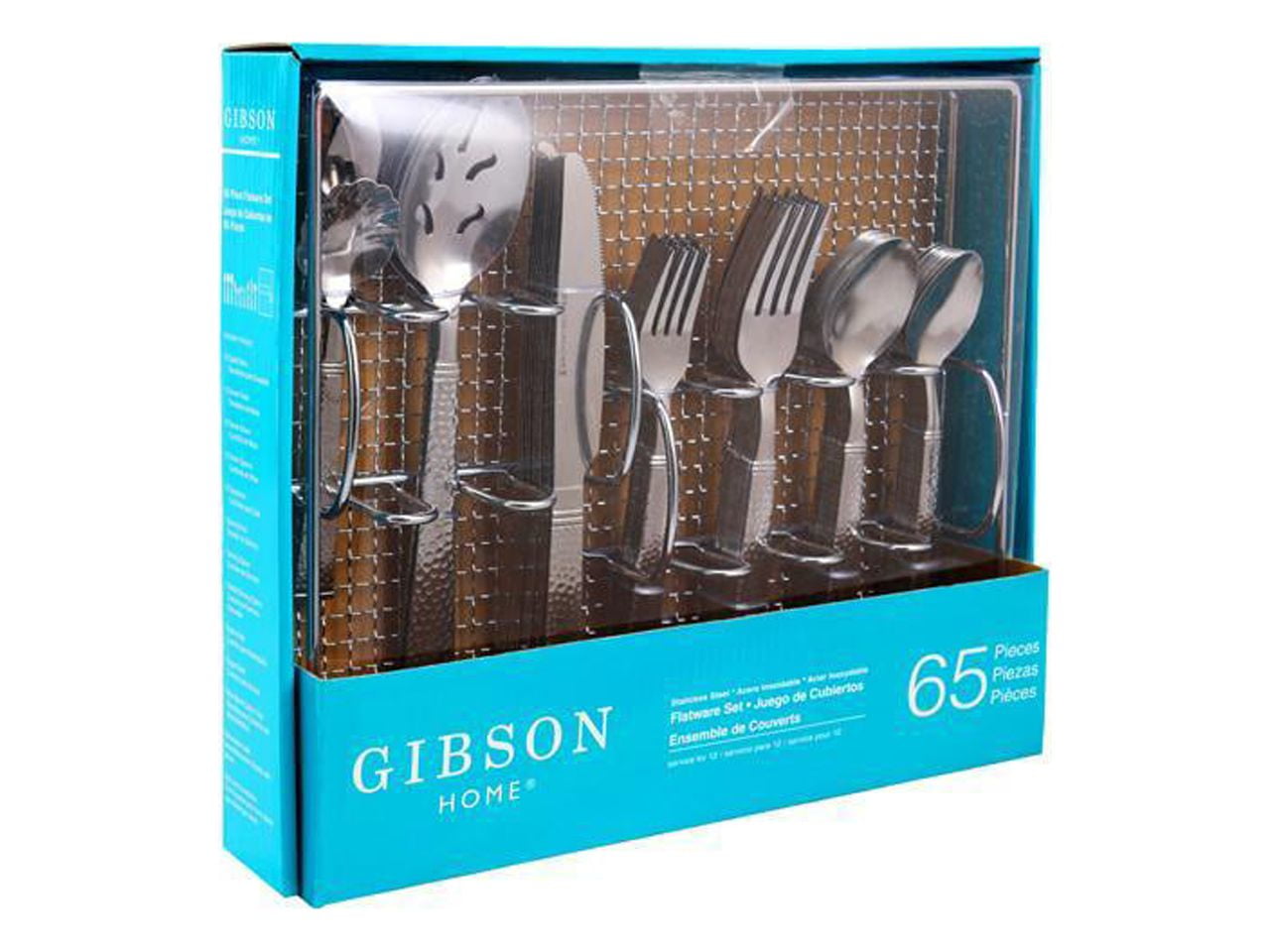 Gibson Cutlery Set – Durable Stainless Steel Kitchen Knife Set with Ergonomic Handles, Precision Blades for Everyday Food Prep, Complete Cooking and Dining Essential
