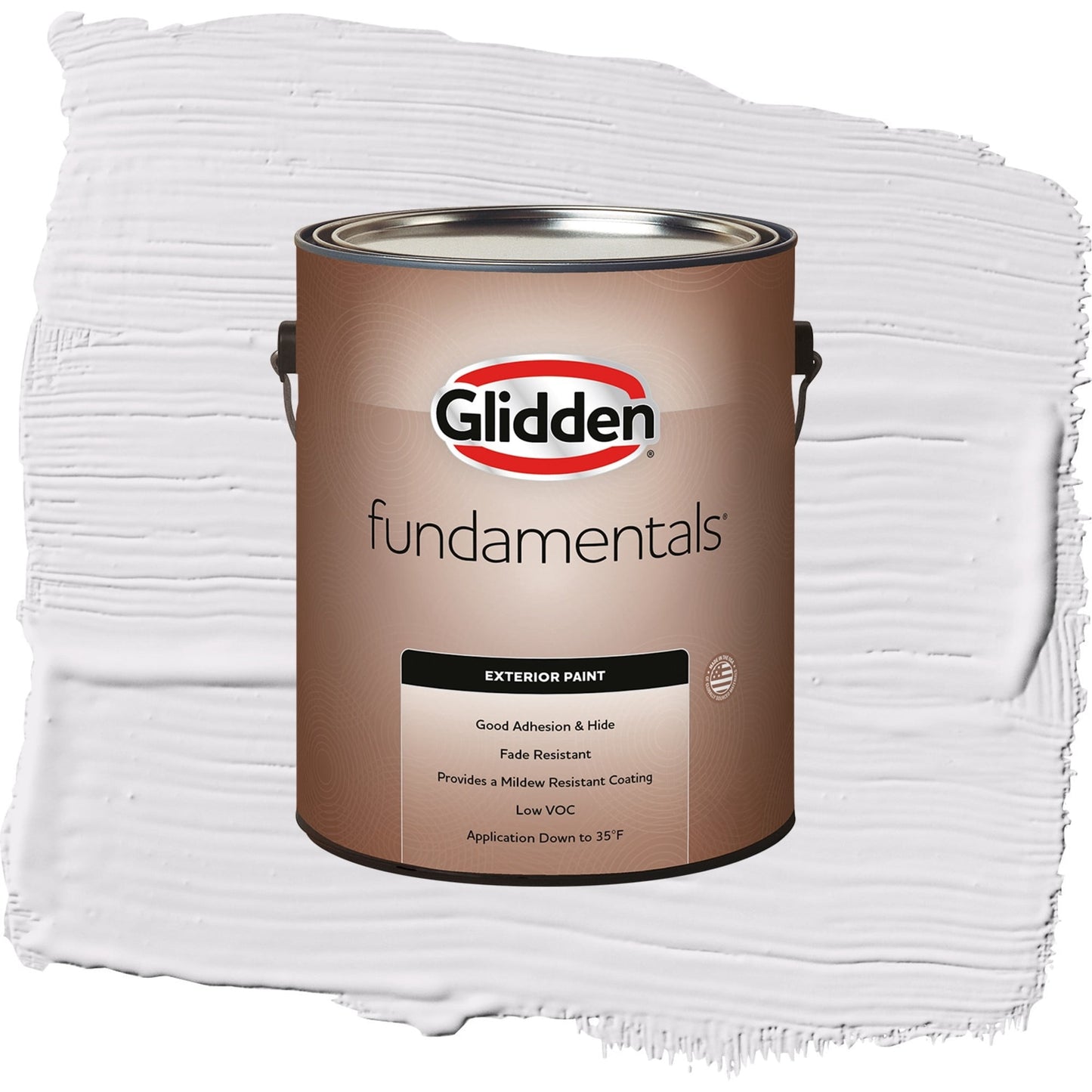 Glidden Fundamentals Orchid Blossom / Purple, Semi-Gloss Exterior Paint, 1 Gallon
