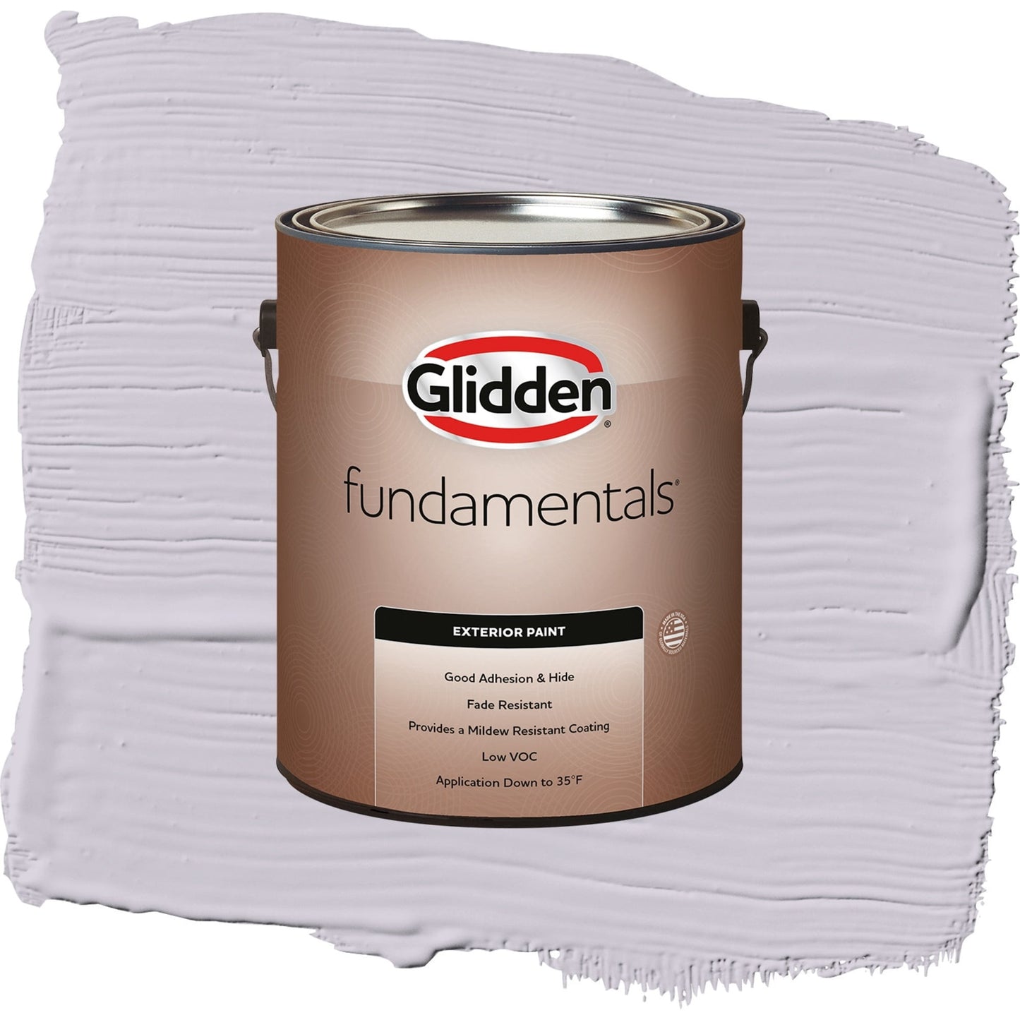 Glidden Fundamentals Silver Chalice / Purple, Semi-Gloss Exterior Paint, 1 Gallon