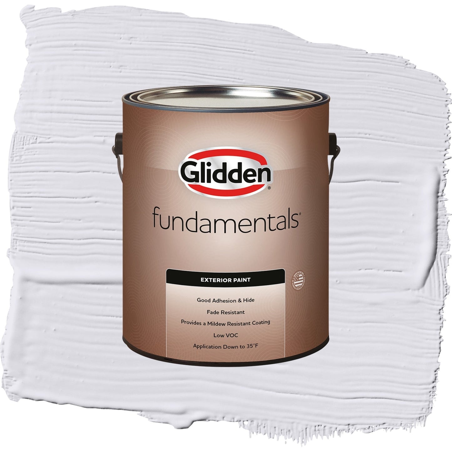 Glidden Fundamentals Violet Echo / Purple, Satin Exterior Paint, 1 Gallon