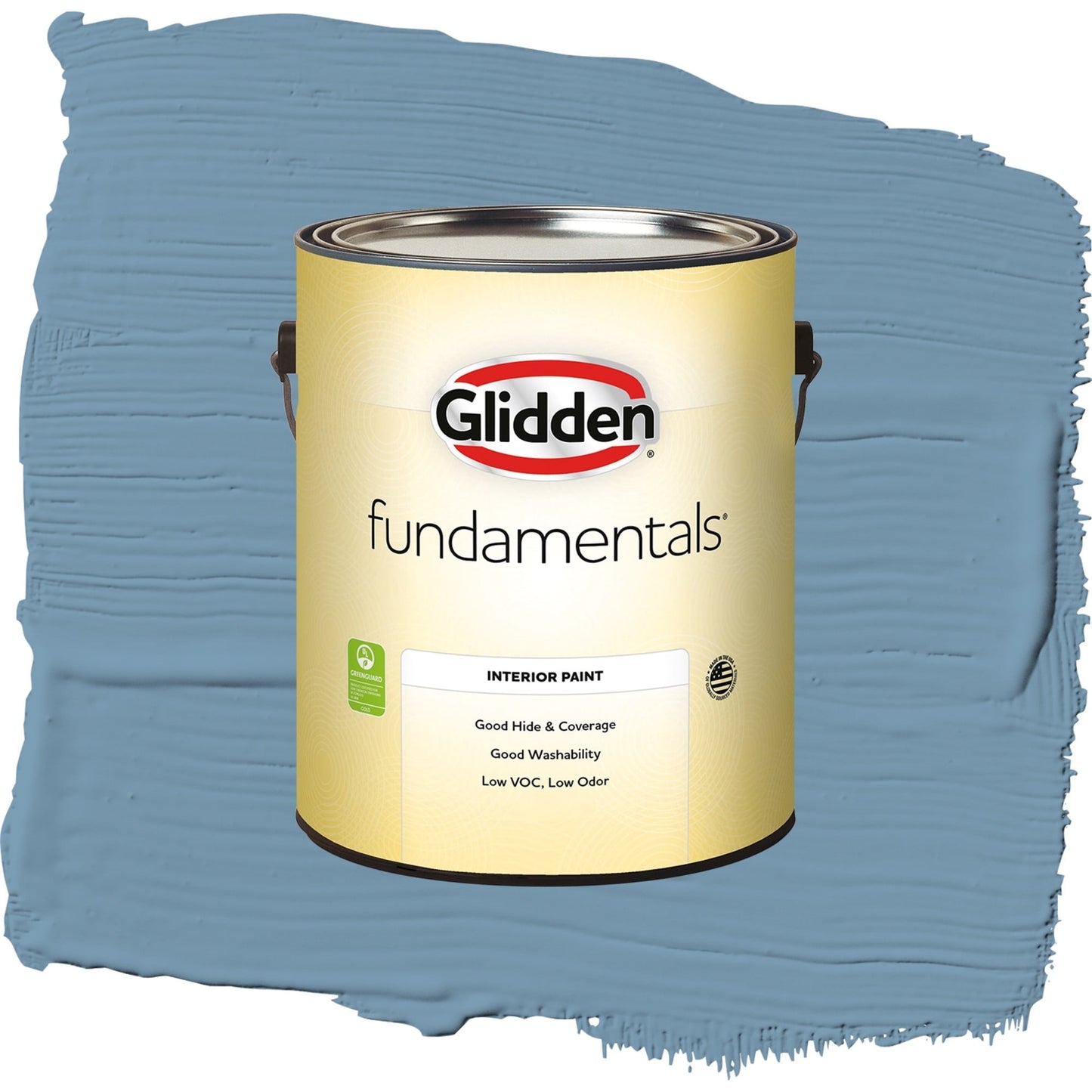 Glidden Fundamentals American Anthem / Blue, Semi-Gloss Interior Paint, 1 Gallon