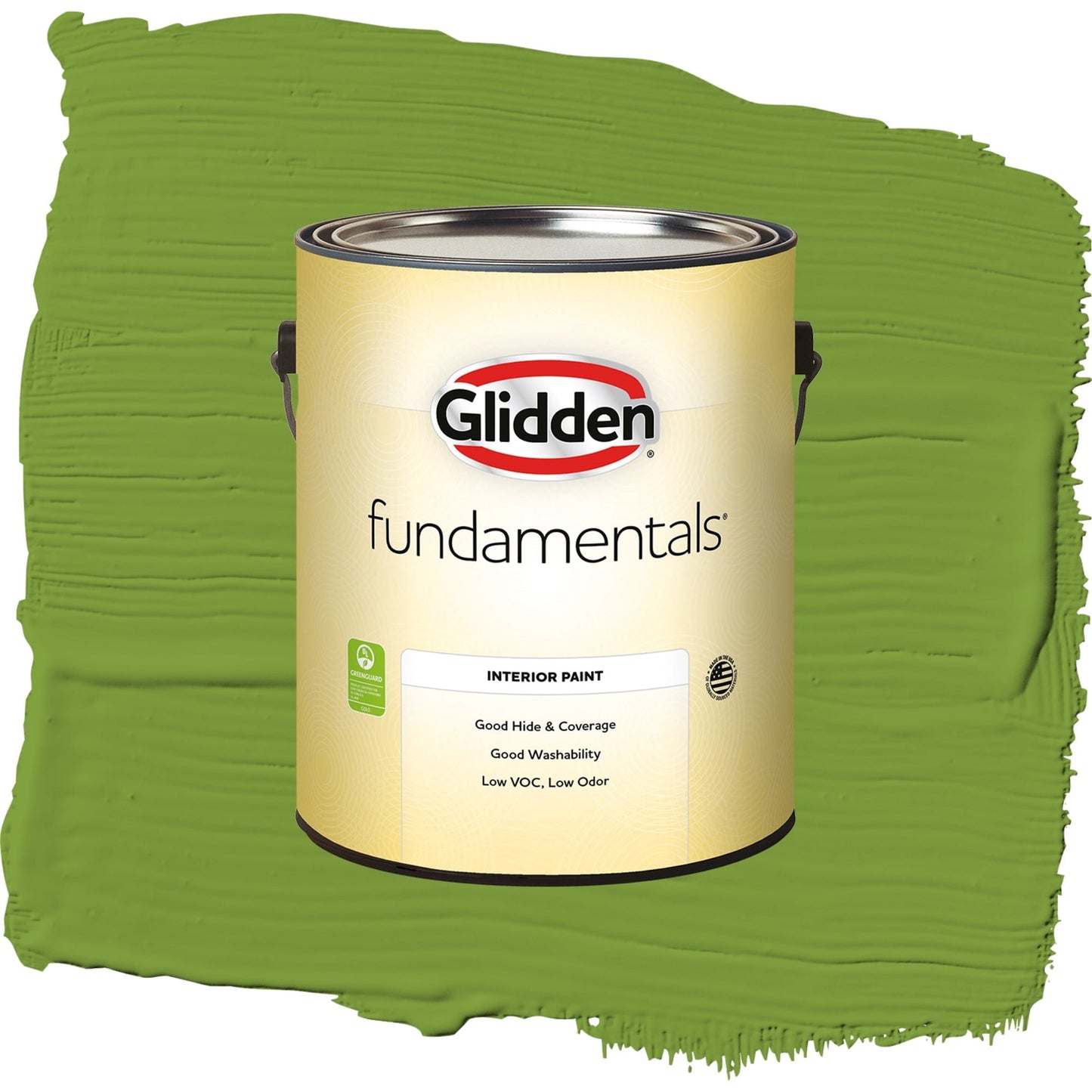 Glidden Fundamentals Antique Moss / Green, Semi-Gloss Interior Paint, 1 Gallon