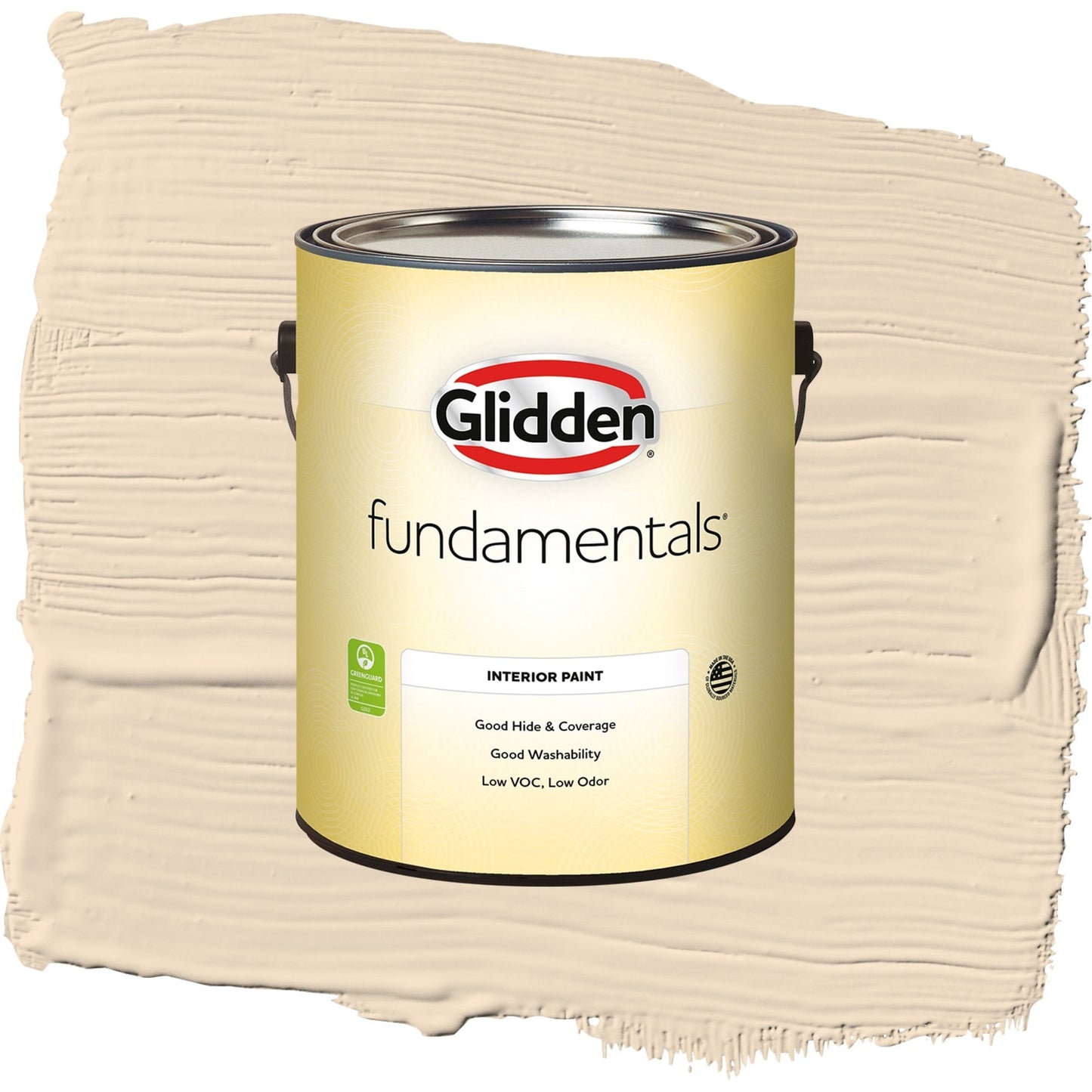 Glidden Fundamentals Antique Parchment / Beige, Eggshell Interior Paint, 1 Gallon